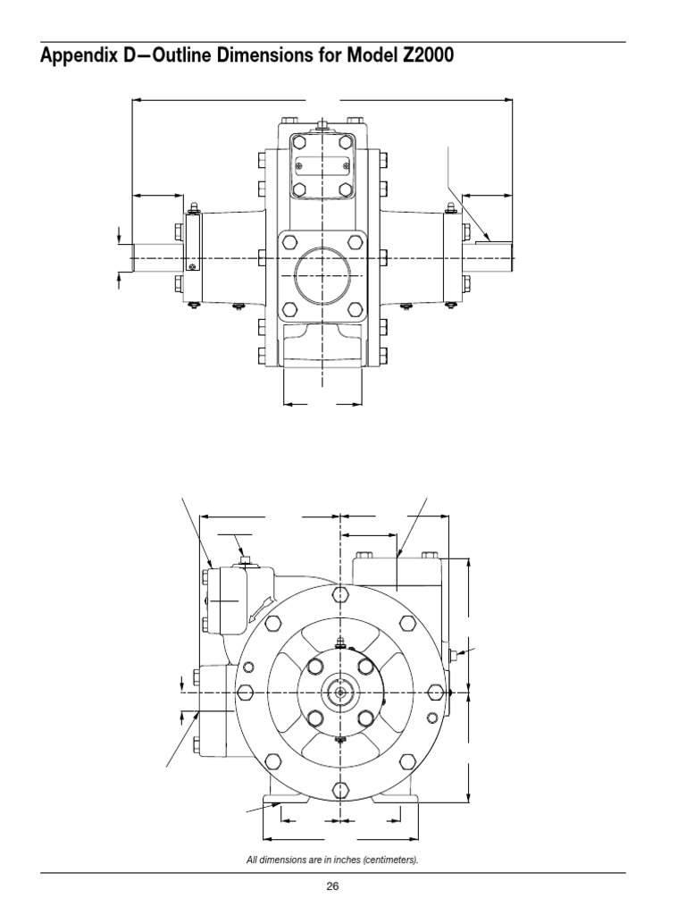 Model Z2000-Z4500 Dimensions Guide | PDF | Gas Technologies | Gases
