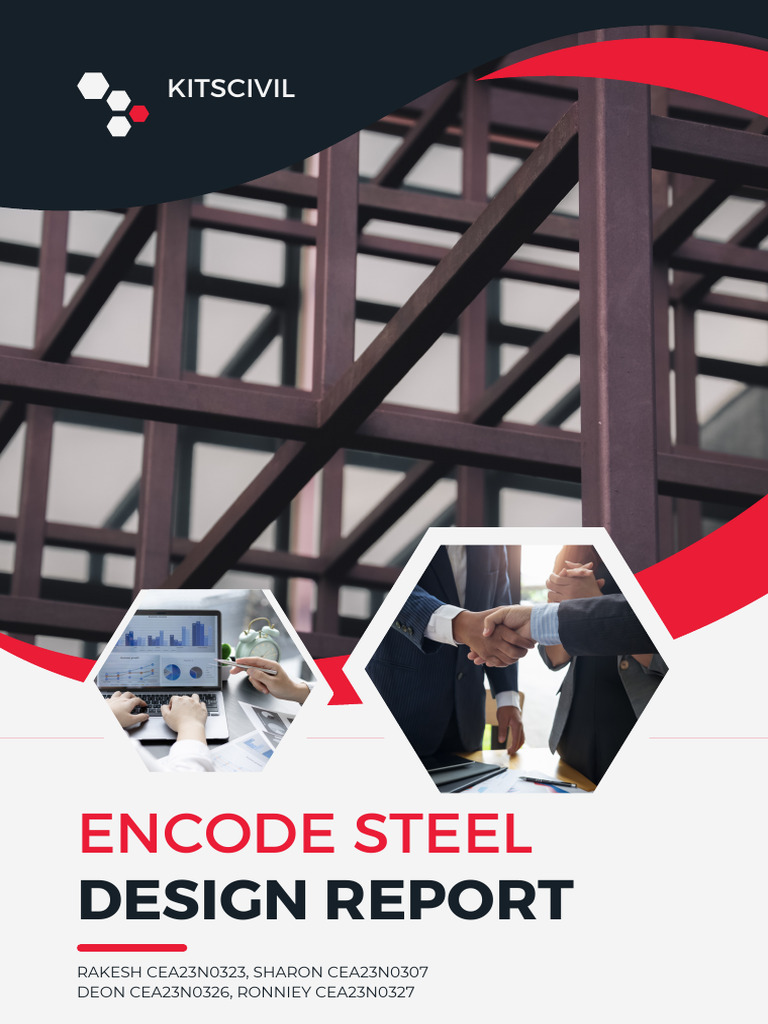 Report Encode Steel Kitscivil | PDF | Bending | Beam (Structure)
