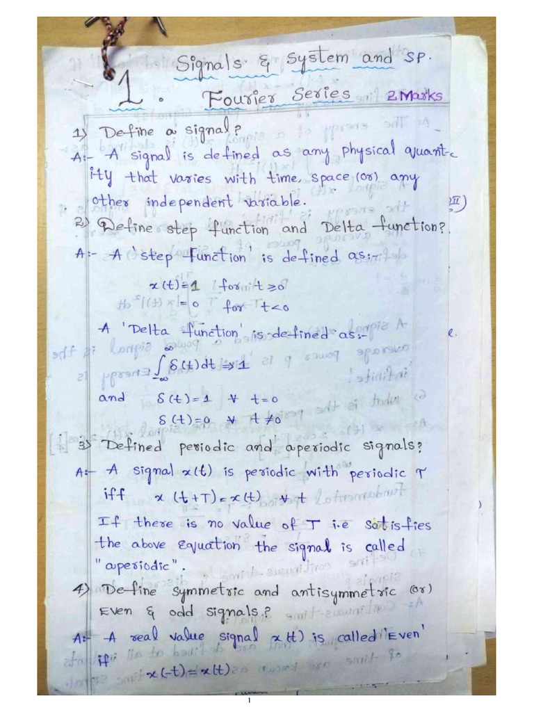 Ss and SP Important Questions | PDF