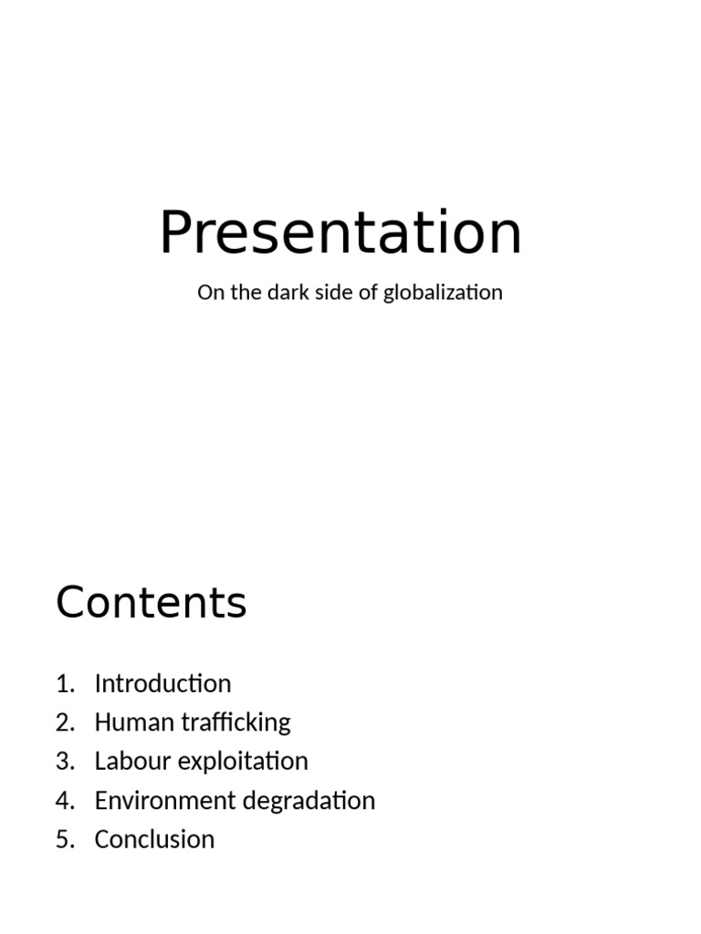Globalization | PDF | Human Trafficking | Globalization
