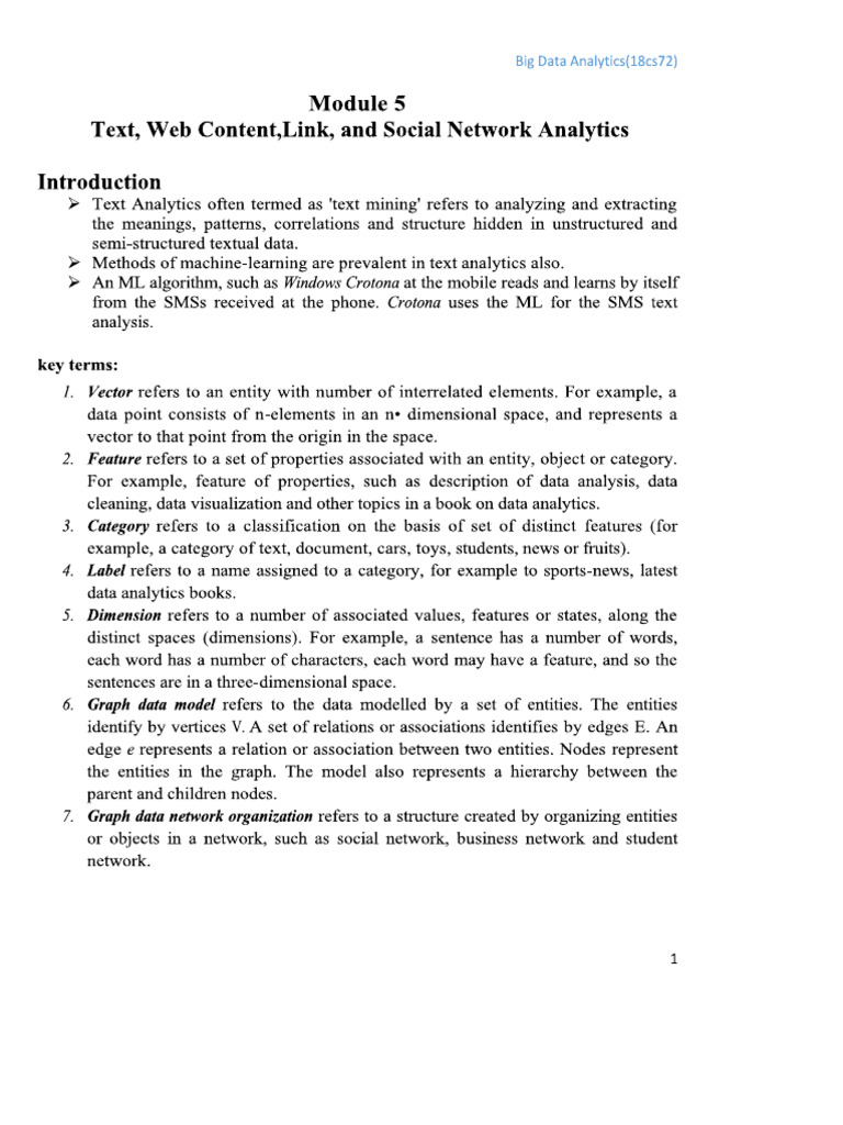 Big Data Module 5-2 | PDF