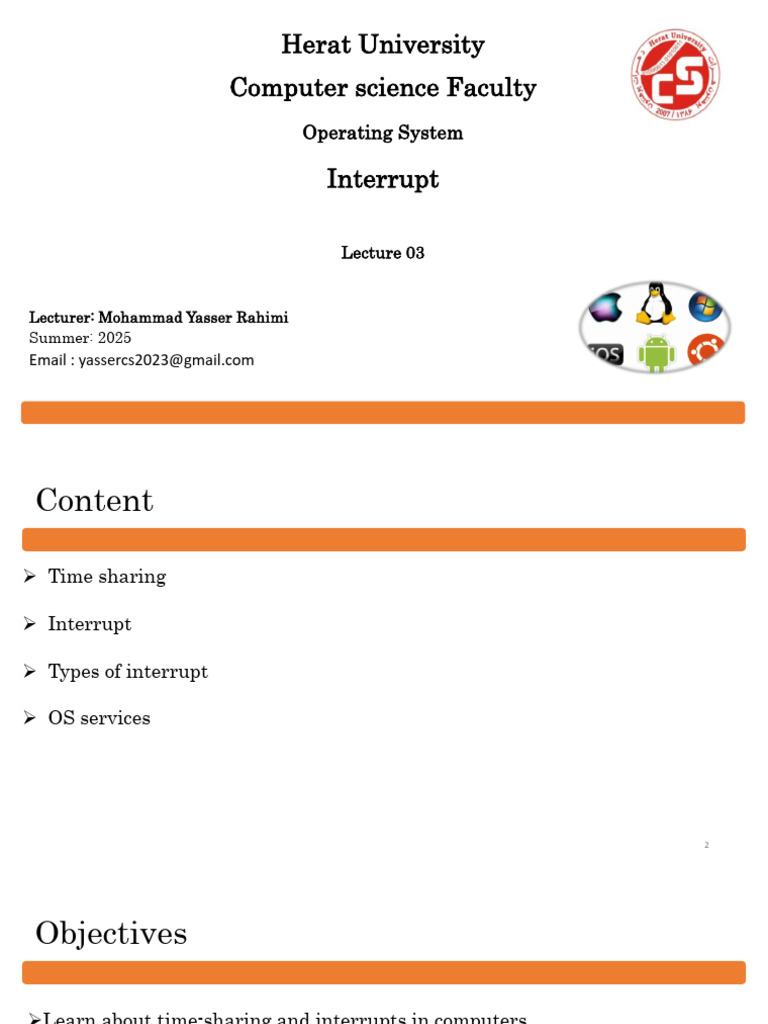 OS Lecture 03 | PDF | Operating System | Process (Computing)