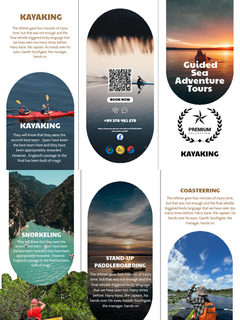 Kayaking and Adventure Tours Guide | PDF | England National Football ...
