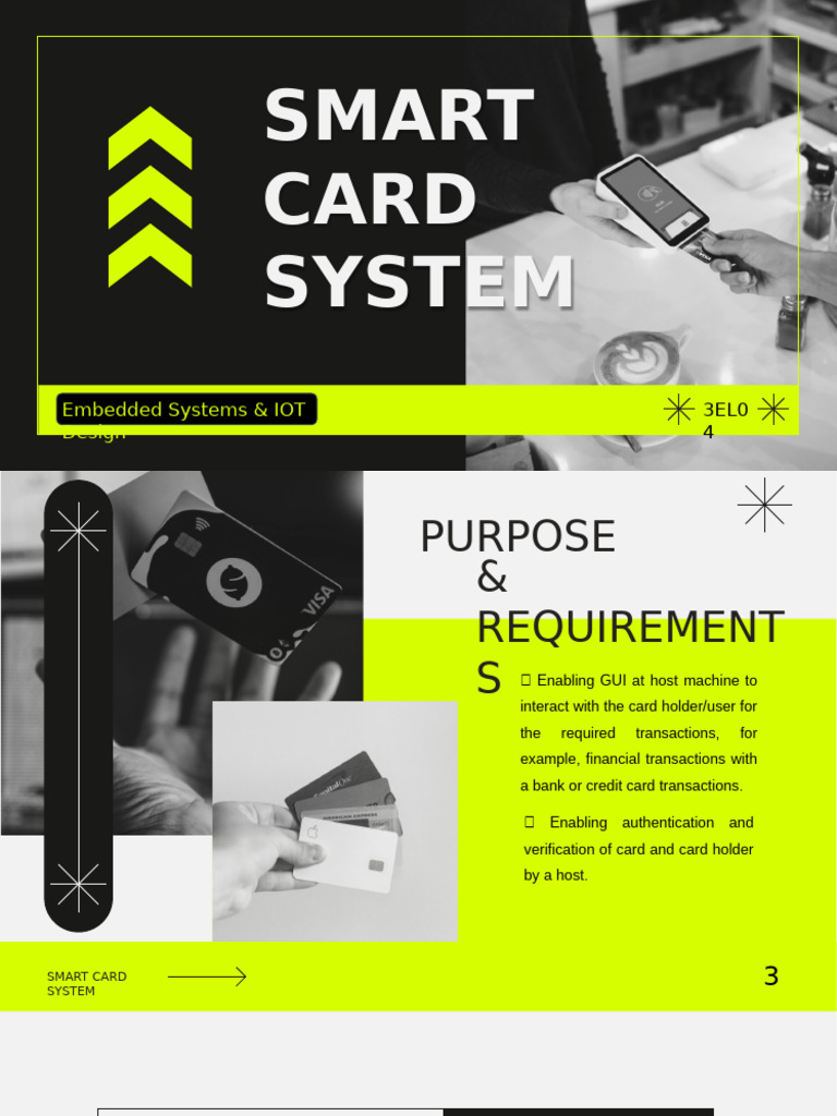 Smart Card System (Embedded Presentation) | PDF | Smart Card | Embedded ...