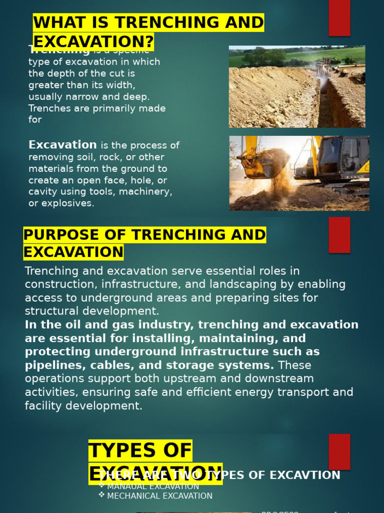 Trenching and Excavation Overview | PDF | Trench