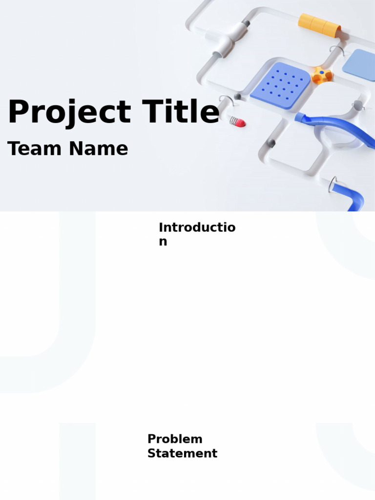 SelfE Hackathon PPT Template | PDF | Supply Chain | Market (Economics)