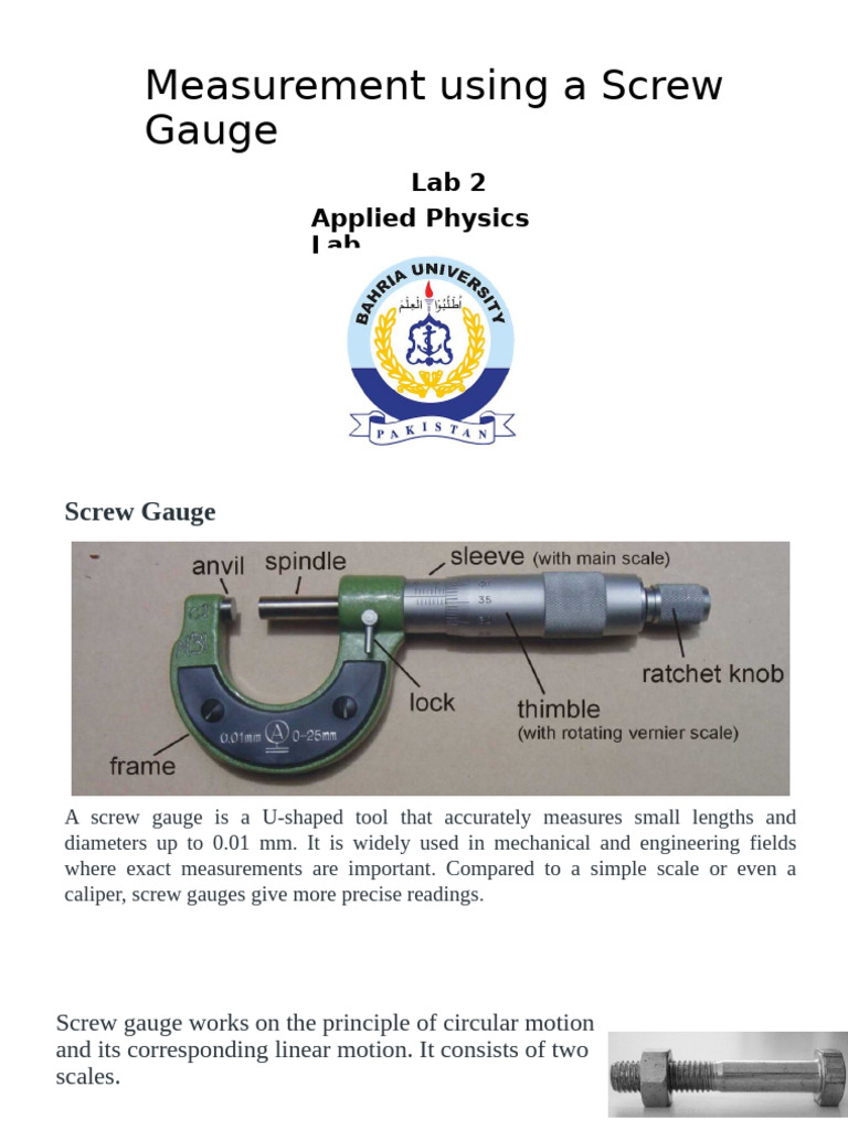 Lecture 2 15092025 021735pm | PDF | Measurement