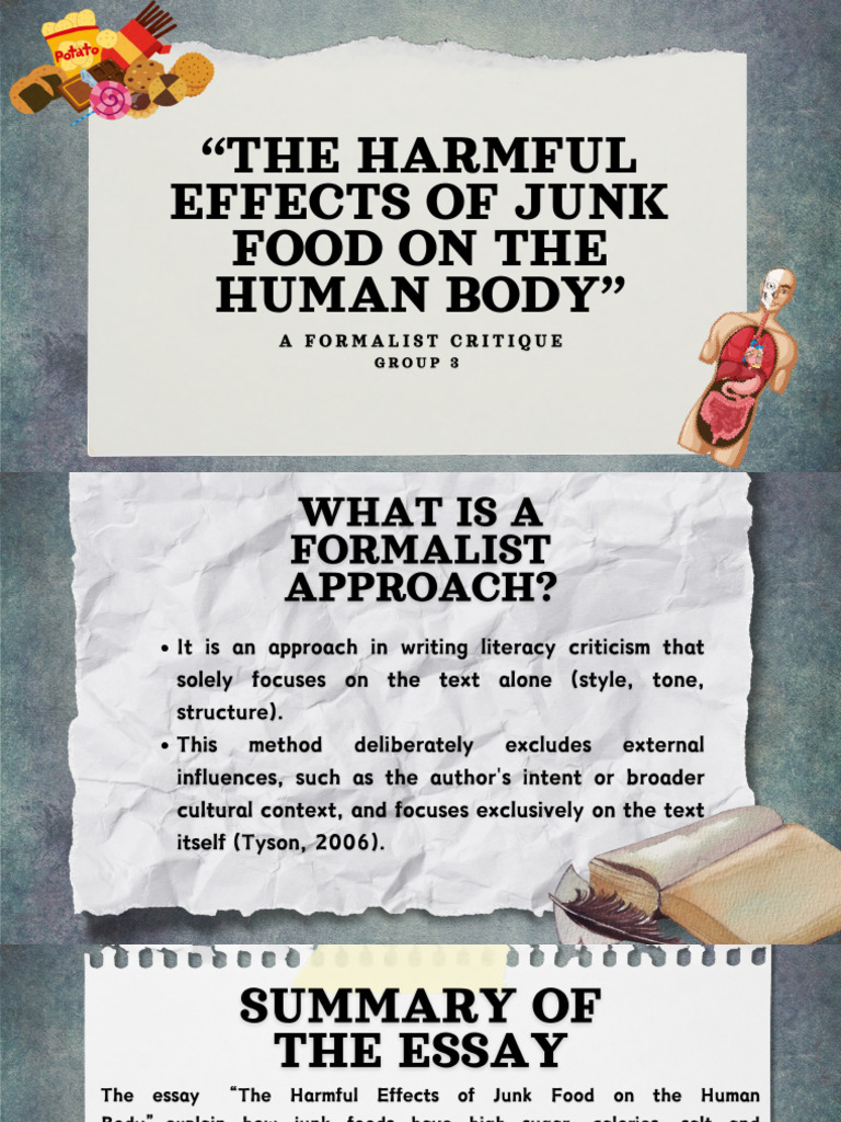 "The Harmful Effects of Junk Food On The Human Body" - 20250815 ...