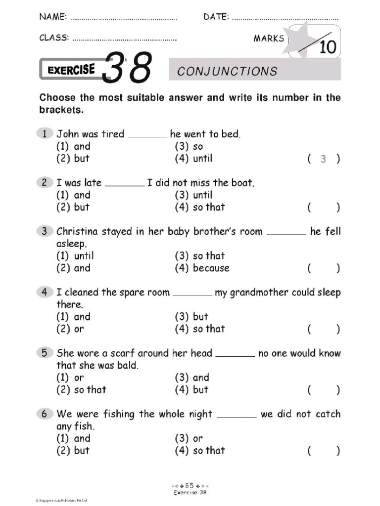 Conjunction S | PDF