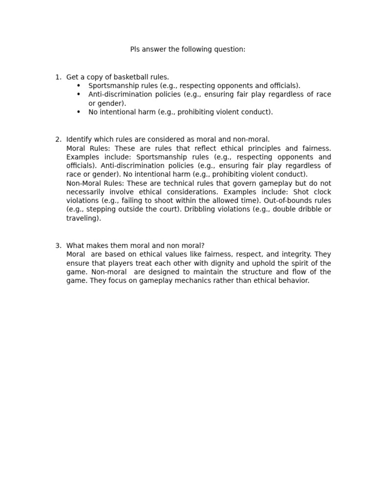 Pls Answer The Following Question | PDF