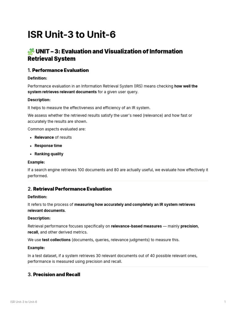 Information Retrieval Performance Metrics | PDF | World Wide Web ...