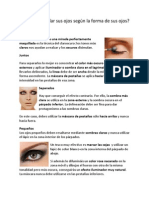 Cómo Maquillar Sus Ojos Según La Forma de Sus Ojos