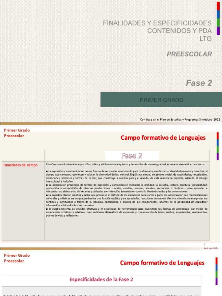 Contenidos Educativos para Primer Grado | PDF | Educación de la primera ...