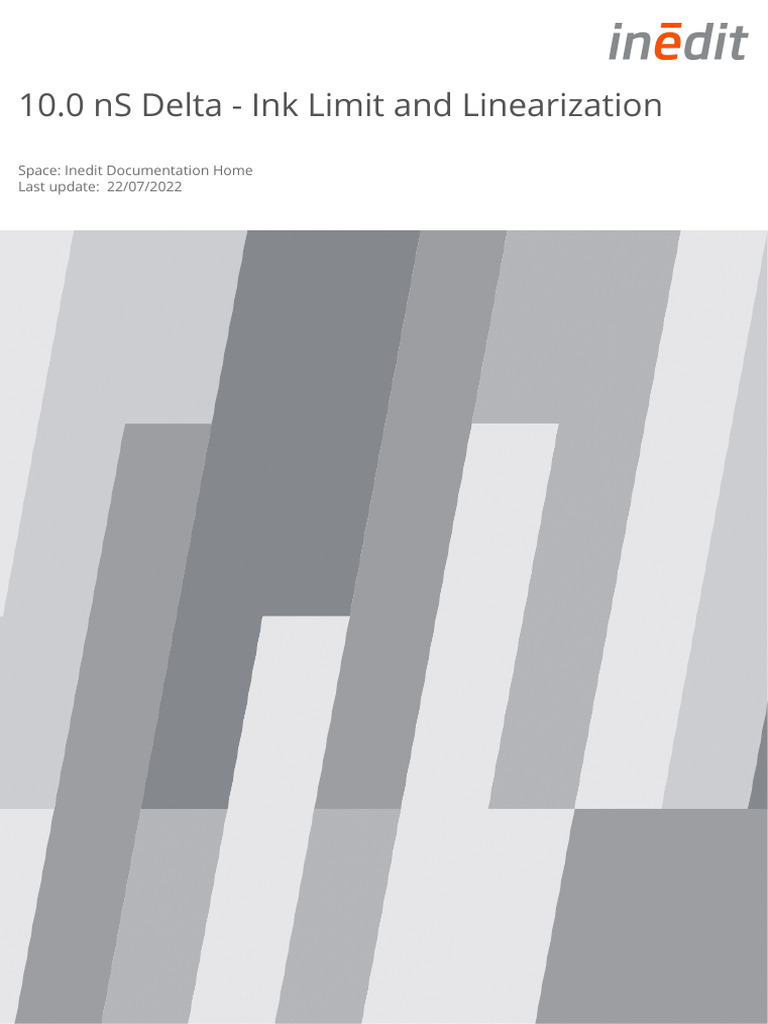 10.0 NS Delta - Ink Limit and Linearization-V1-20220722 - 212258 | PDF ...