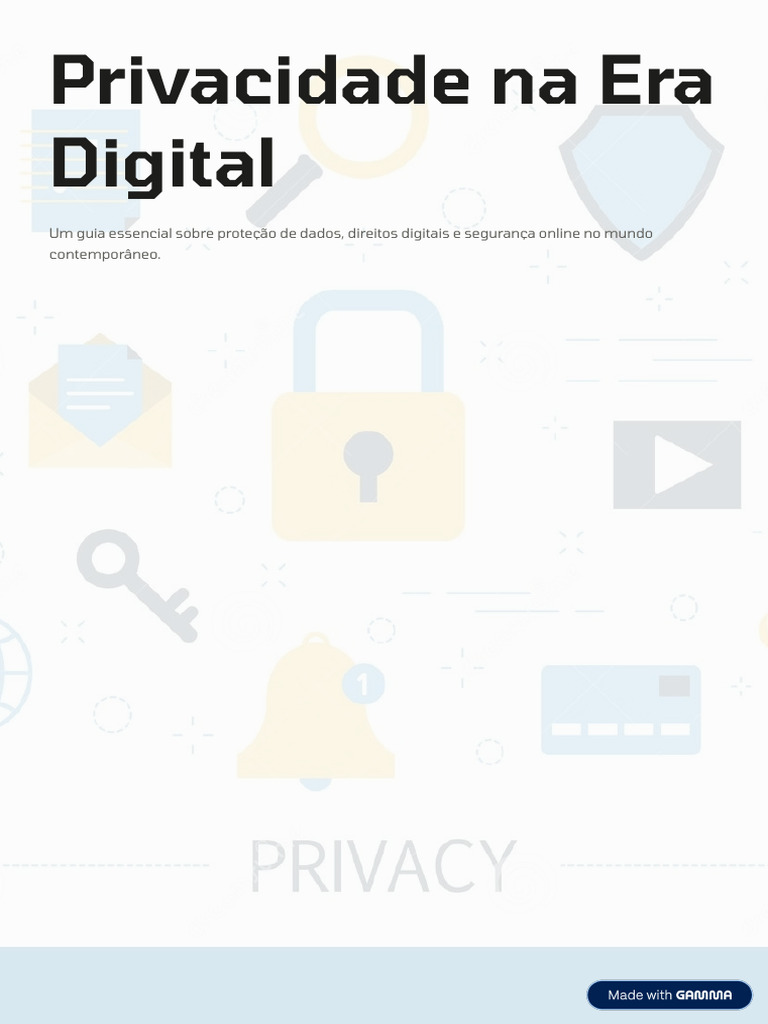 Privacidade Na Era Digital | PDF | Privacidade de informações | Internet