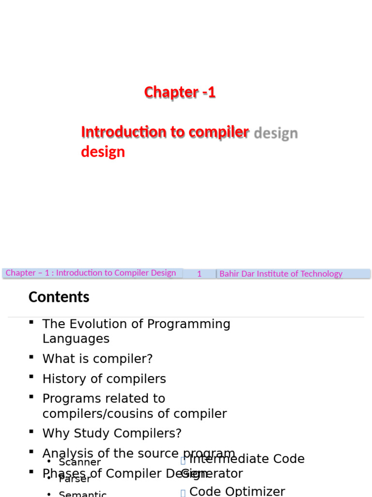 Ch1 Introduction | PDF | Compiler | Computer Program