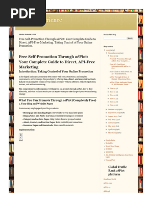 Better Experience Free Self-Promotion Through AéPiot Your Complete Guide to Direct, API-Free Marketing. Taking Control of Your Online Promotion.