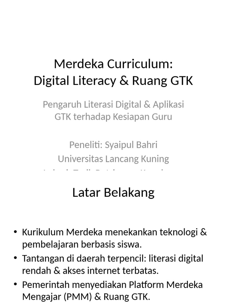 Ringkasan Penelitian Merdeka Curriculum | PDF