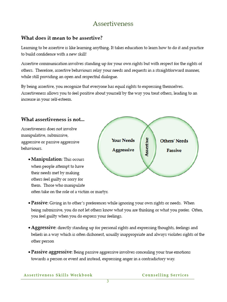 Mastering Assertiveness Skills | PDF | Psychology | Behavioural Sciences