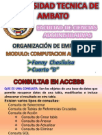 Fanny Chasiluisa Consultas en Access