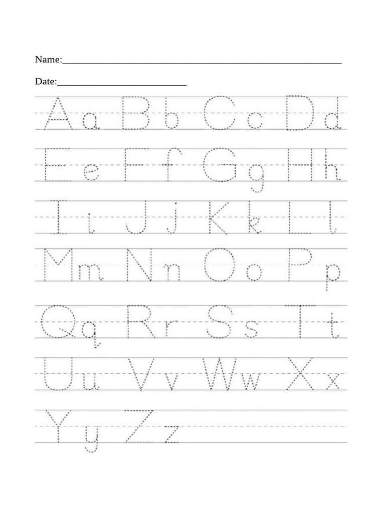 ABC Worksheet | PDF
