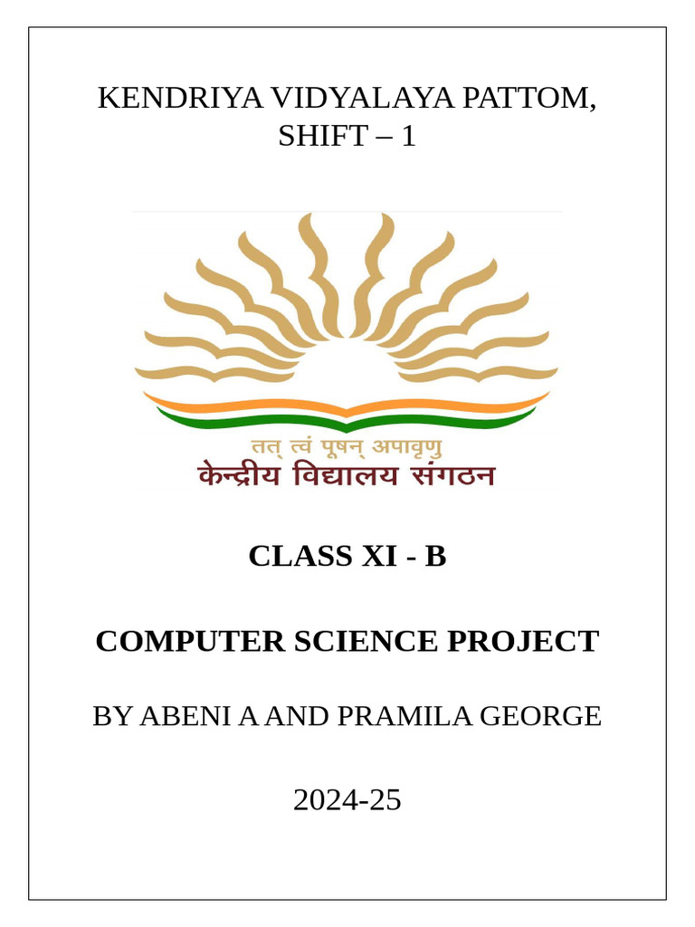 Class XI Python Shopping Cart Project | PDF | Python (Programming ...