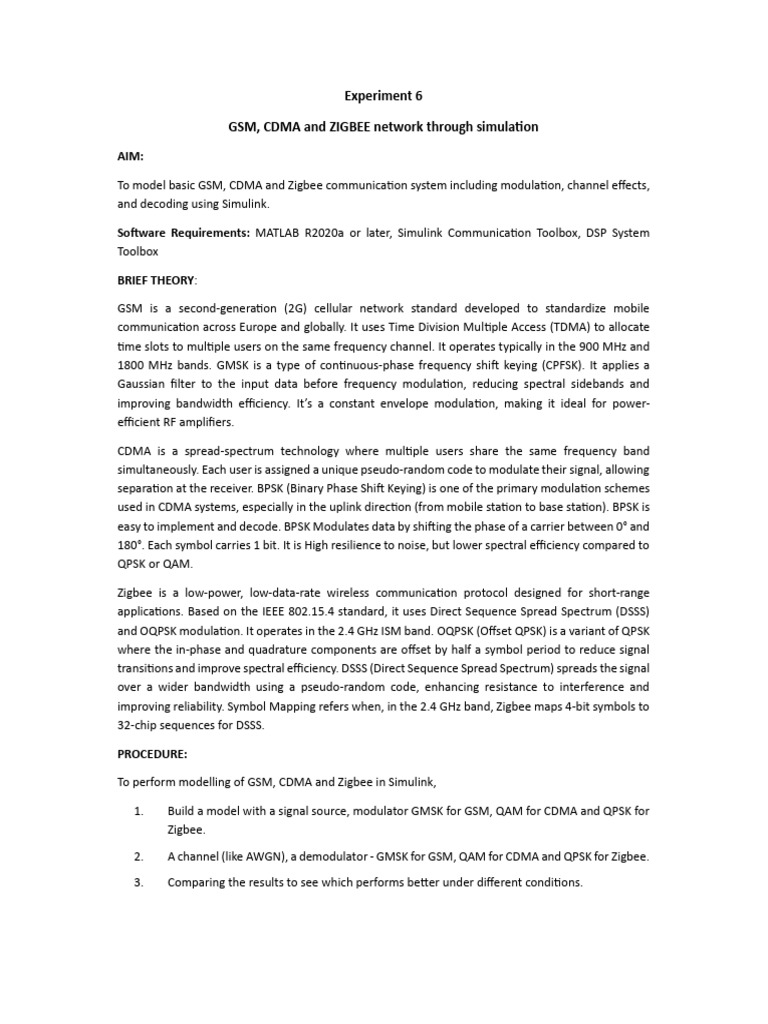 Acs Manual Exp 6 & 8 | PDF | Orthogonal Frequency Division Multiplexing ...