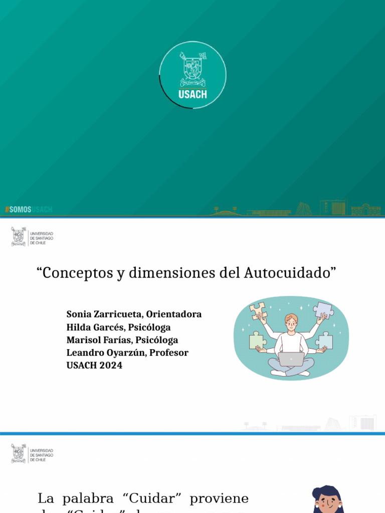 S01 Concepto Autocuidado Pdf Las Emociones Experiencia 