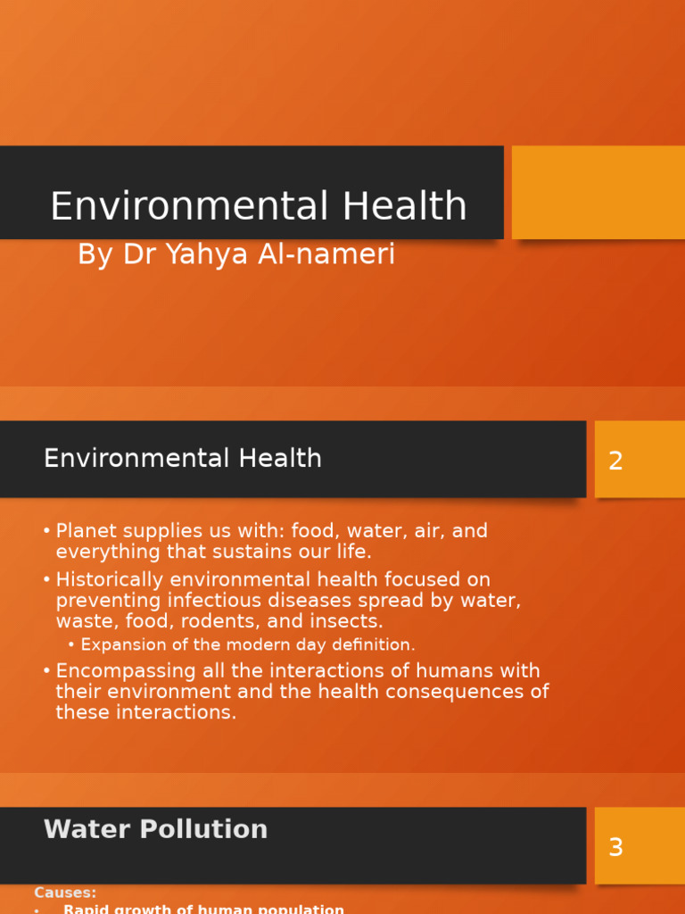 Enviromental Health-3 | PDF | Air Pollution | Waste