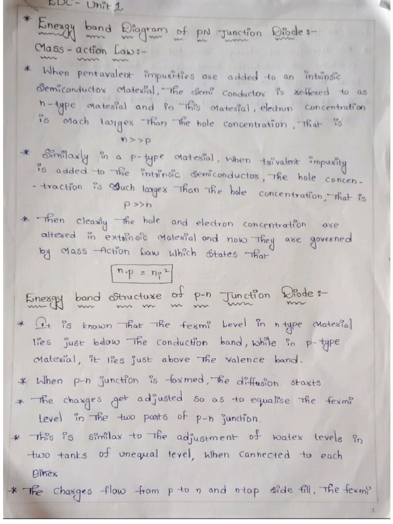 EDC Unit 1 PDF | PDF