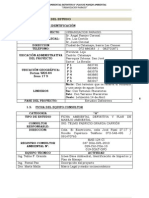 Resumen Ejecutivo y Ficha Del Plan de Manejo Ambiental Del Proyecto "Urbanización Paraiso"