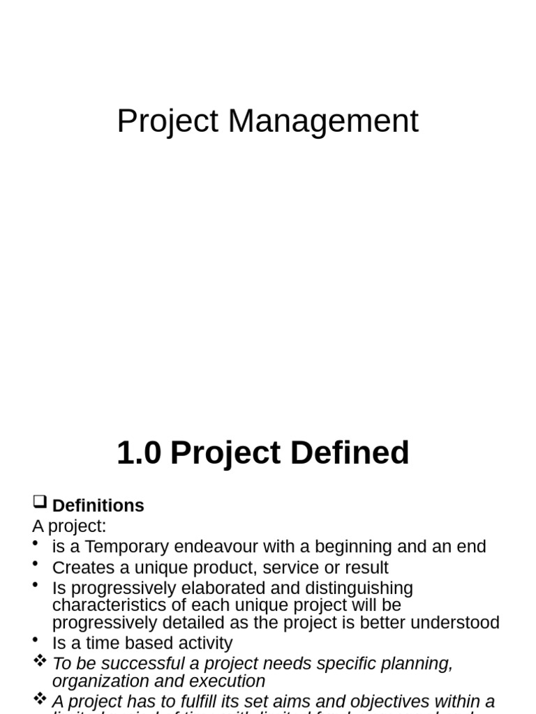 Essential Guide to Project Management | PDF | Project Management ...