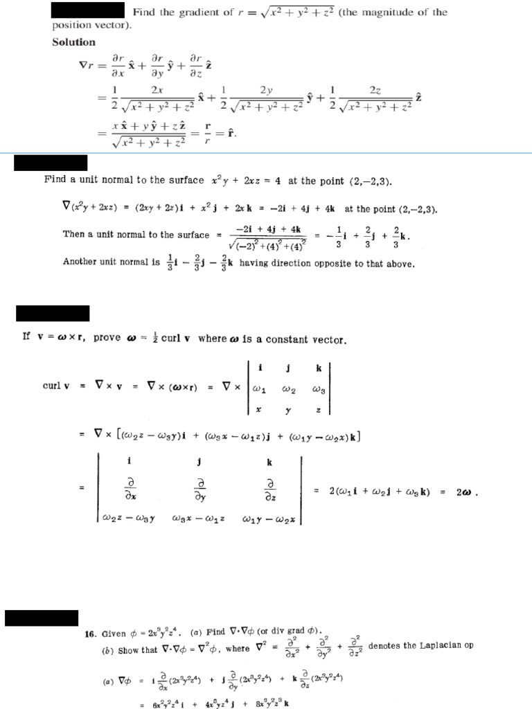 Vector Calculus | PDF