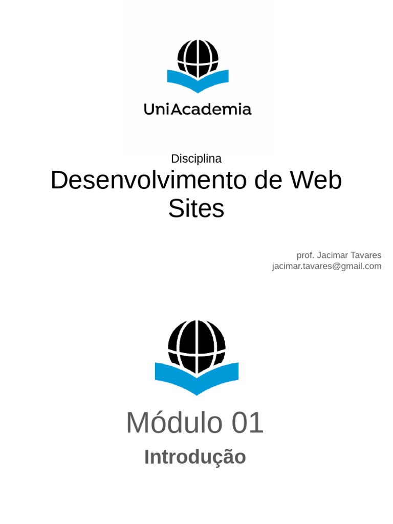 Introdução ao Desenvolvimento de Websites | PDF | Rede de computadores ...