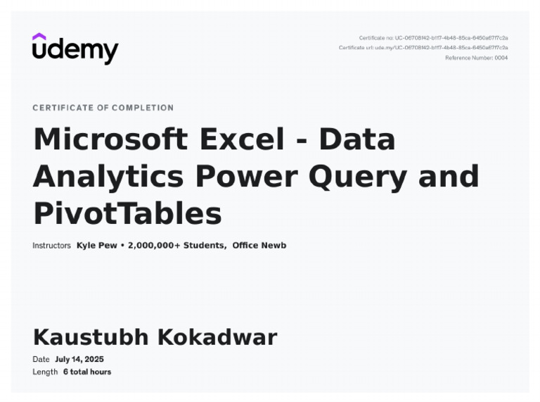 Power Query and Pivot Tables | PDF