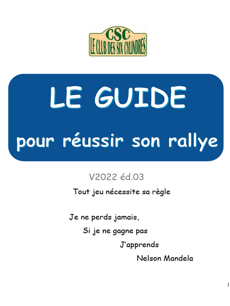 Guide de navigation pour rallye 2022 | PDF | Transport | Infrastructure ...