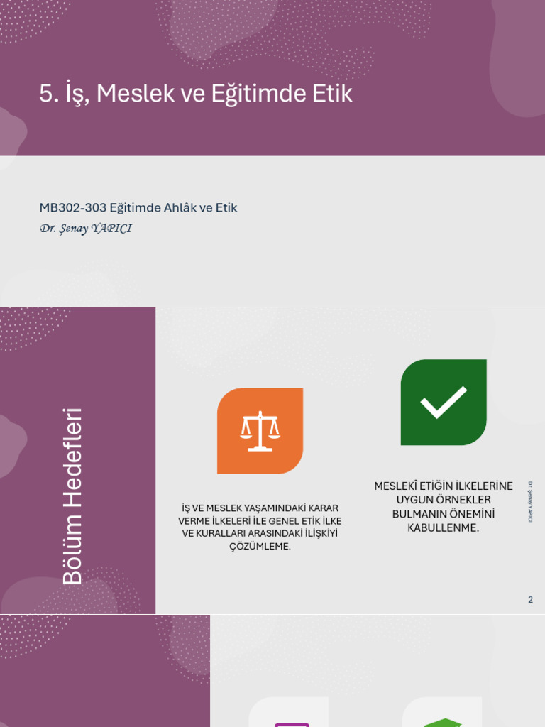 Mb302 303 5 Slayt Etik İlkeler 25 26g Pdf