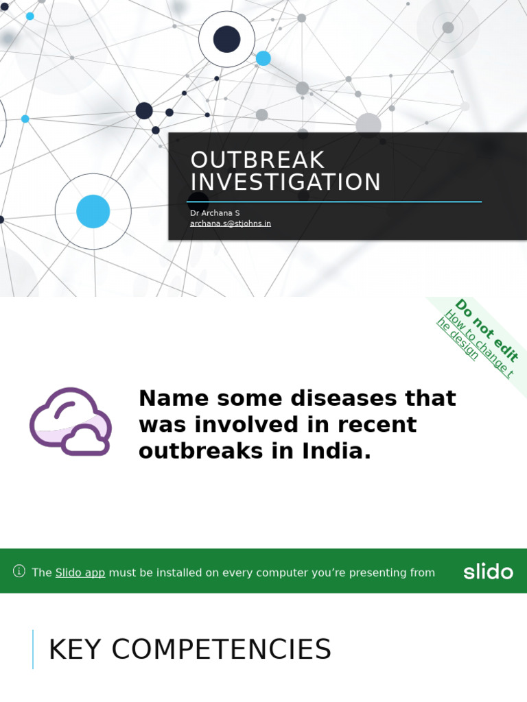 Outbreak Investigation Procedures in India | PDF | Epidemiology ...