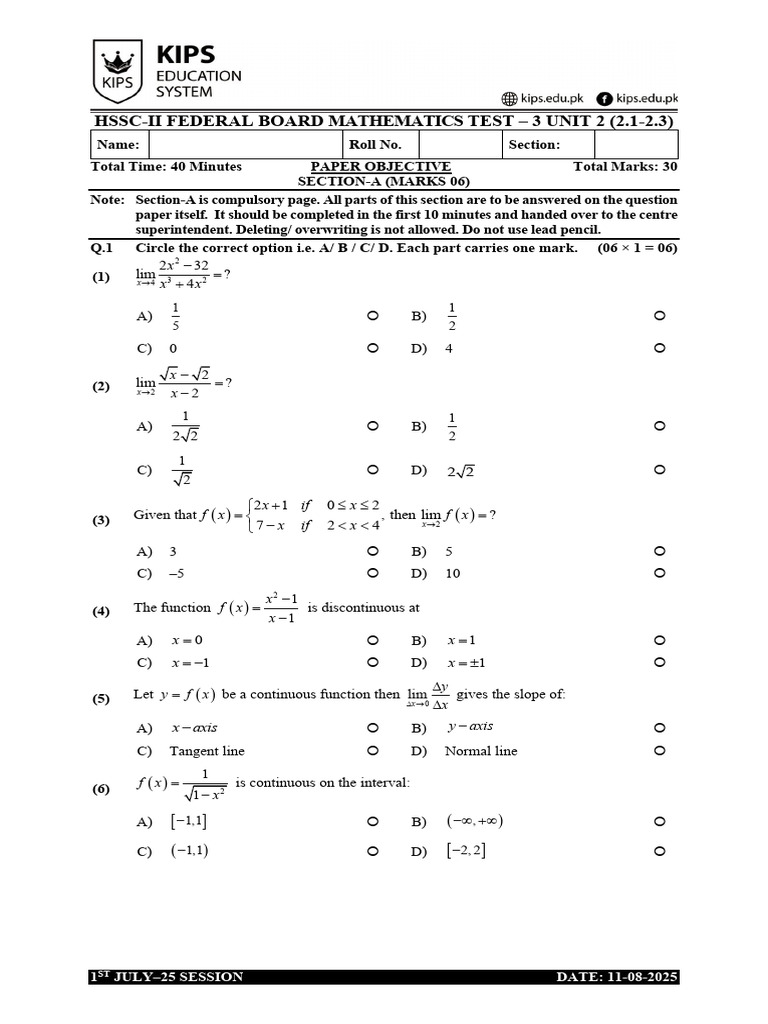 251 12 FB - Math Ct3 - 11 Aug | PDF | Geometry | Mathematical Analysis