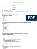 Exercciosdeterminantespronomesequantificadores