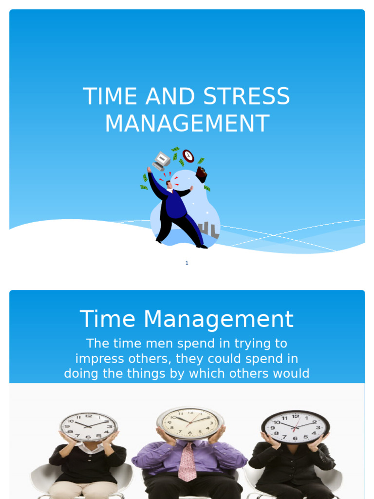 Time and Stress Management Strategies | PDF | Stress (Biology ...