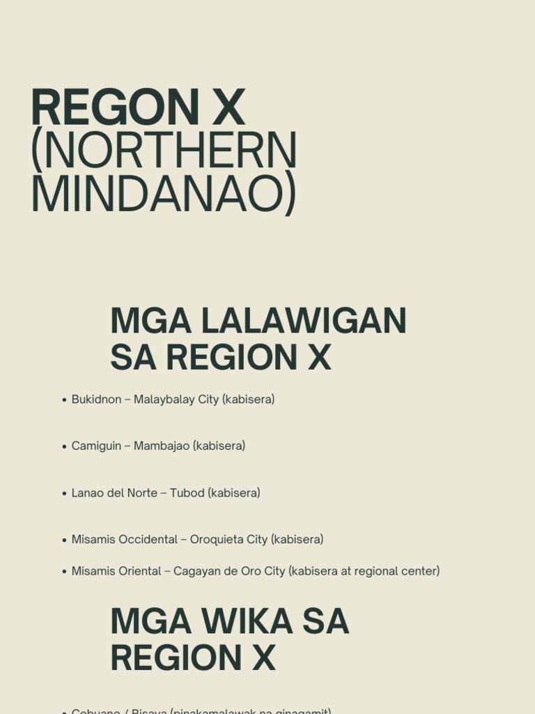 Regon X - Perez | PDF
