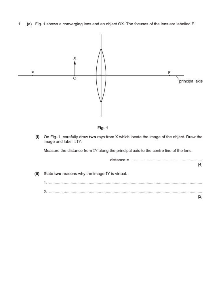 Understanding Lens Images and Rays | PDF | Electromagnetic Spectrum ...