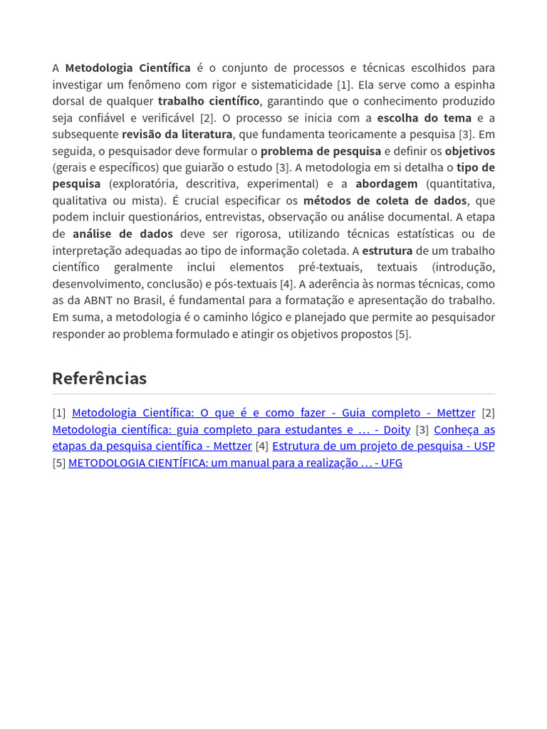 Metodologia Científica: Guia Completo | PDF