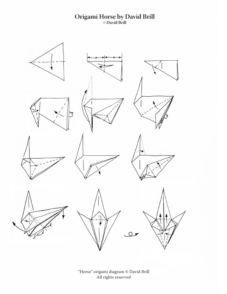 Origami Horse