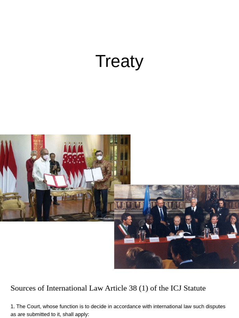 Understanding Treaties in International Law | PDF | Treaty ...