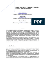 Paper - Utilización de Un Sistema Experto para La Selección y Evolución Del Personal en Una Organización