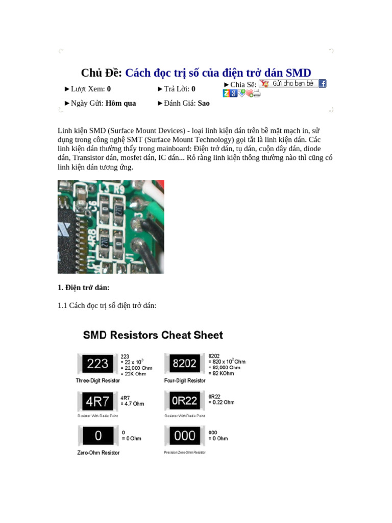Cach Doc Dien Tro Dan | PDF