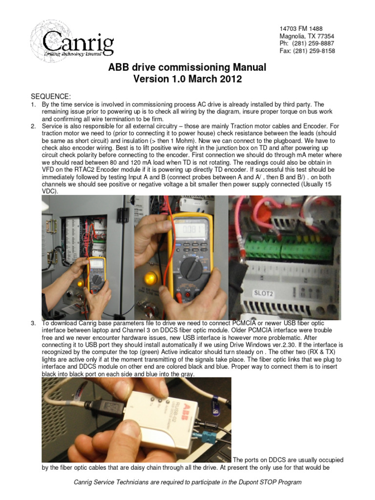 ABB Drive Commissioning Manual Ver1_0 | PDF | Usb | Network Topology