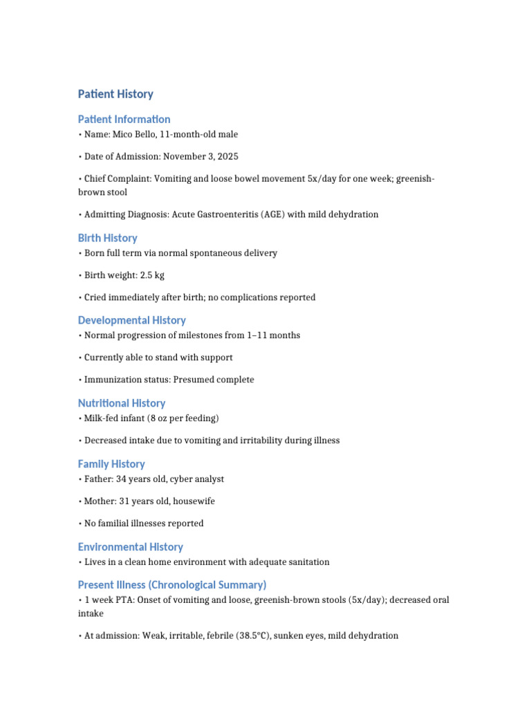 Professional History Taking | PDF